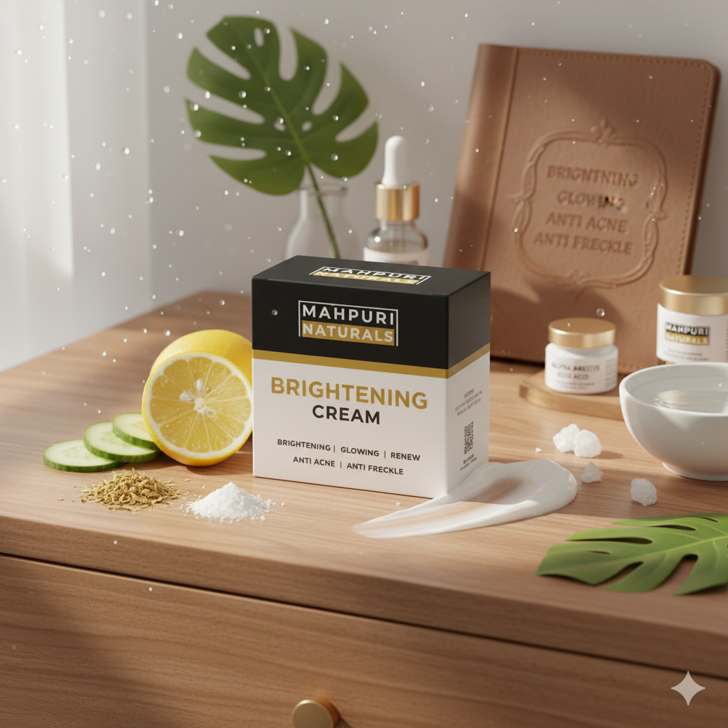 Glow Naturally with Mahpuri Naturals Brightening Cream